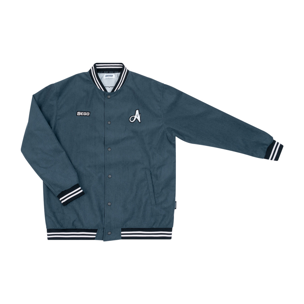 EGO SPORT X AVISPA FUKUOKA 2026 BOMBER JACKET - NAVY/WHITE/BLACK