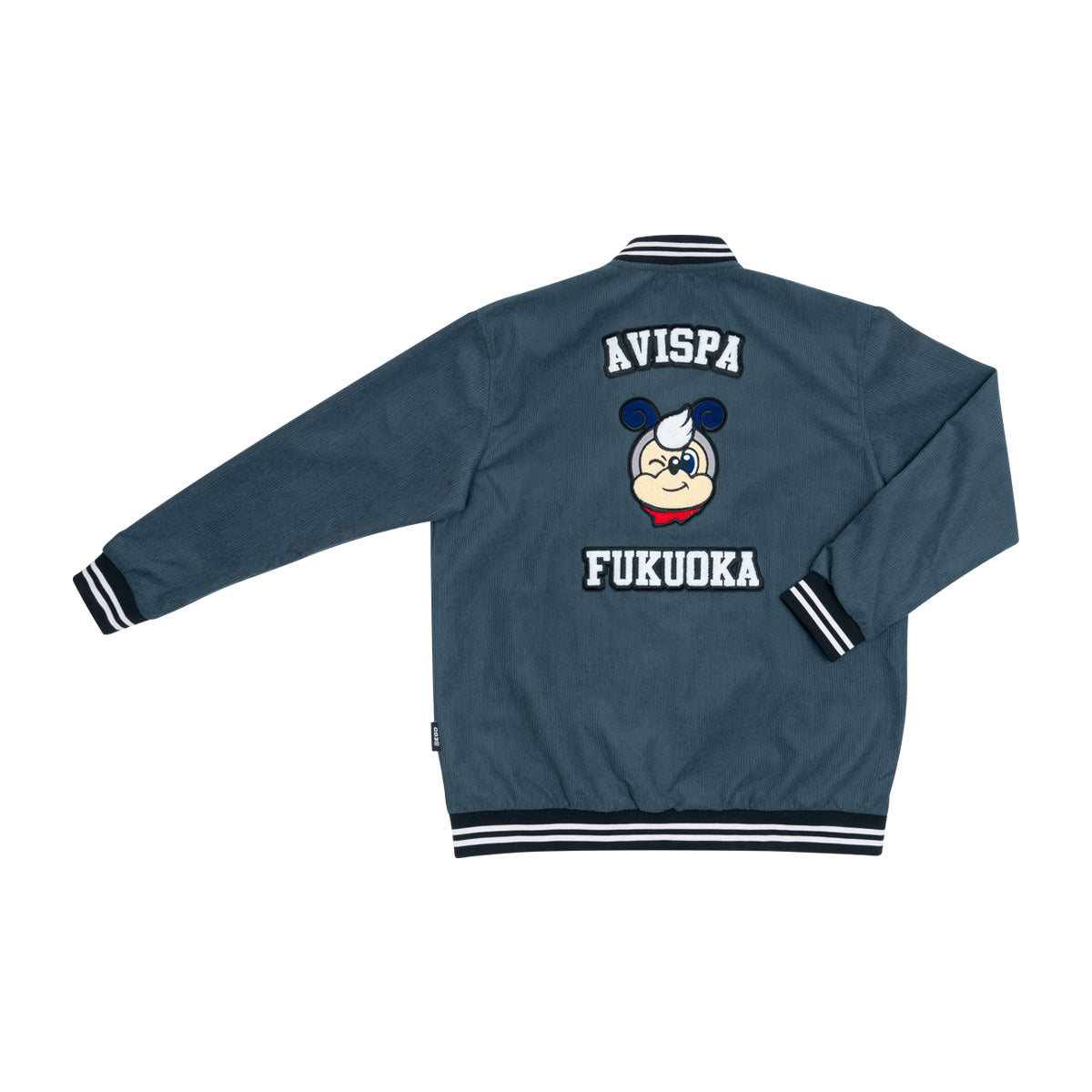 EGO SPORT X AVISPA FUKUOKA 2026 BOMBER JACKET - NAVY/WHITE/BLACK