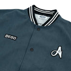 EGO SPORT X AVISPA FUKUOKA 2026 BOMBER JACKET - NAVY/WHITE/BLACK