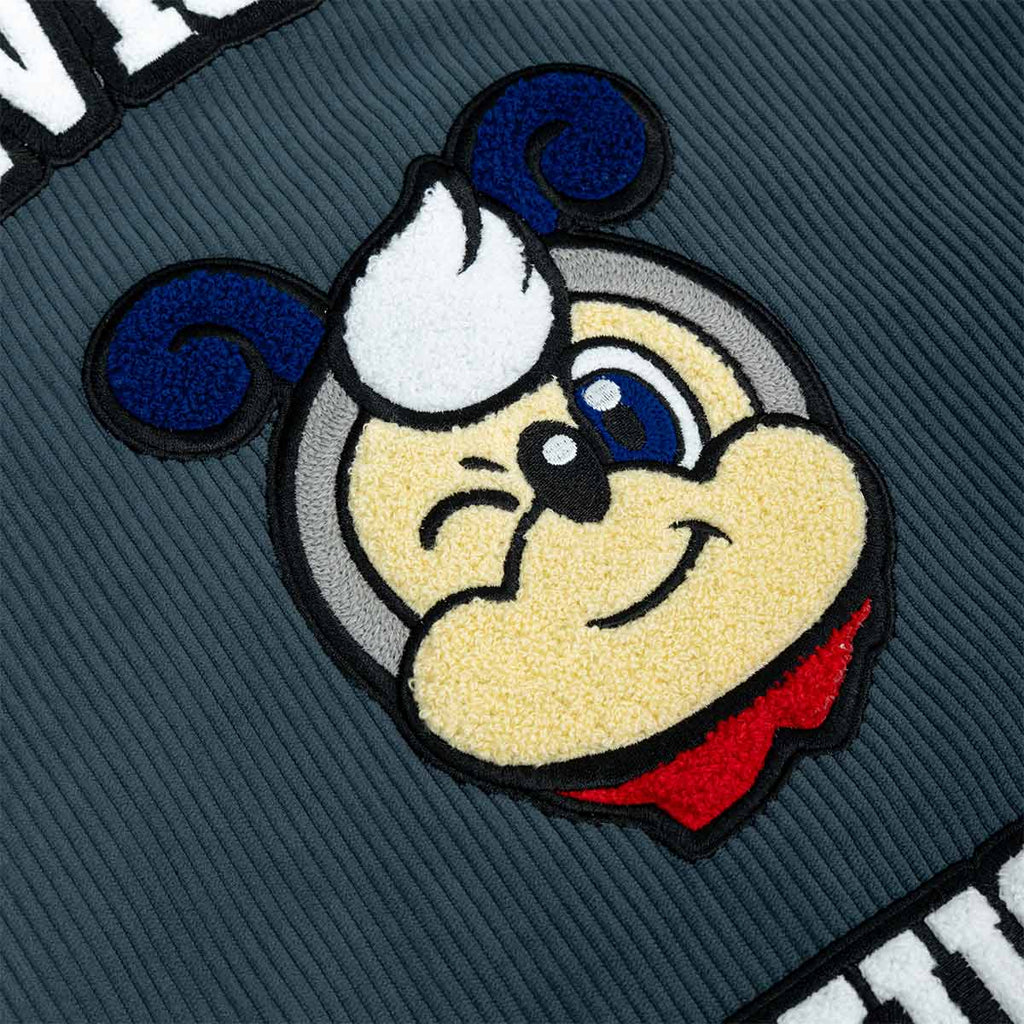 EGO SPORT X AVISPA FUKUOKA 2026 BOMBER JACKET - NAVY/WHITE/BLACK