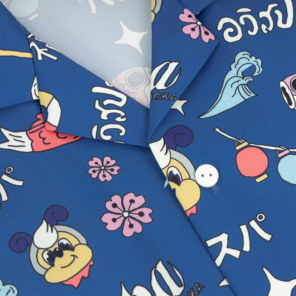 EGO SPORT X AVISPA FUKUOKA 2026 HAWAII SHIRT - BLUE