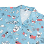 EGO SPORT X AVISPA FUKUOKA 2026 HAWAII SHIRT - LIGHT BLUE