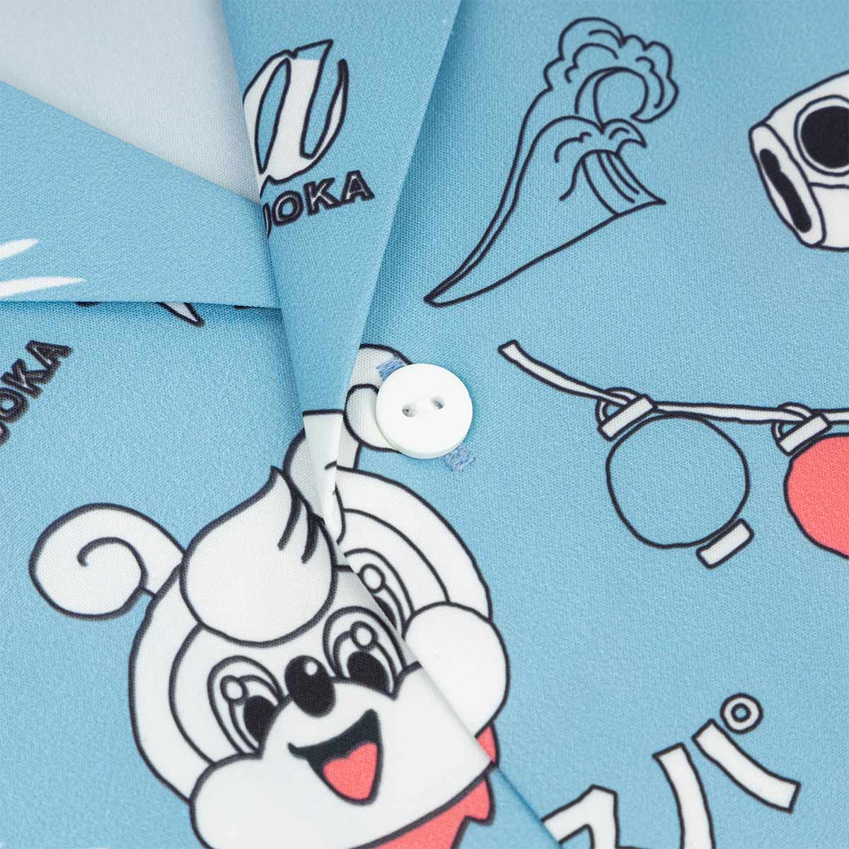 EGO SPORT X AVISPA FUKUOKA 2026 HAWAII SHIRT - LIGHT BLUE