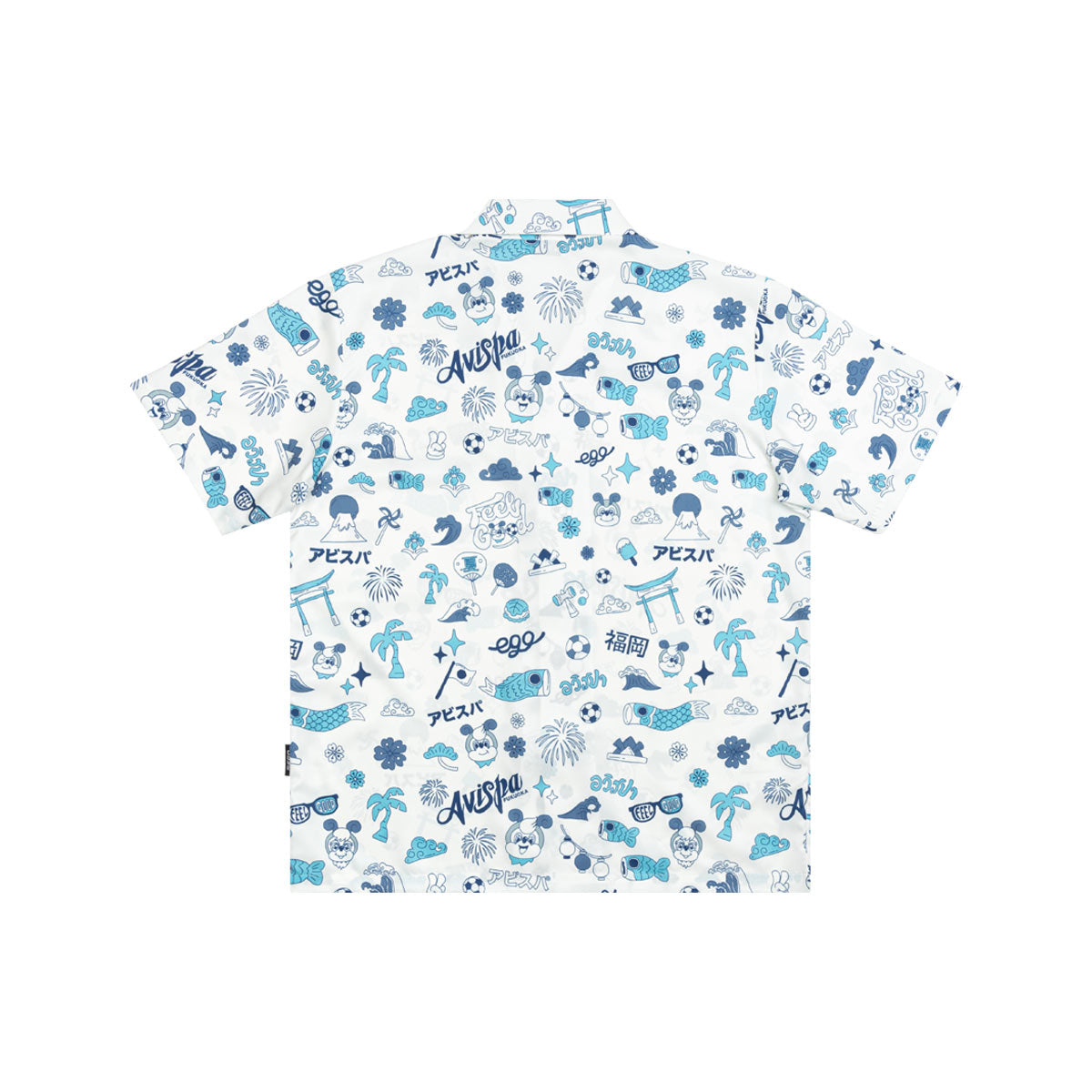 EGO SPORT X AVISPA FUKUOKA 2026 HAWAII SHIRT - WHITE