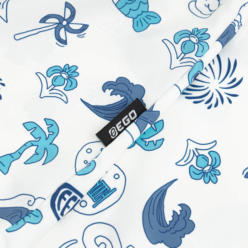 EGO SPORT X AVISPA FUKUOKA 2026 HAWAII SHIRT - WHITE