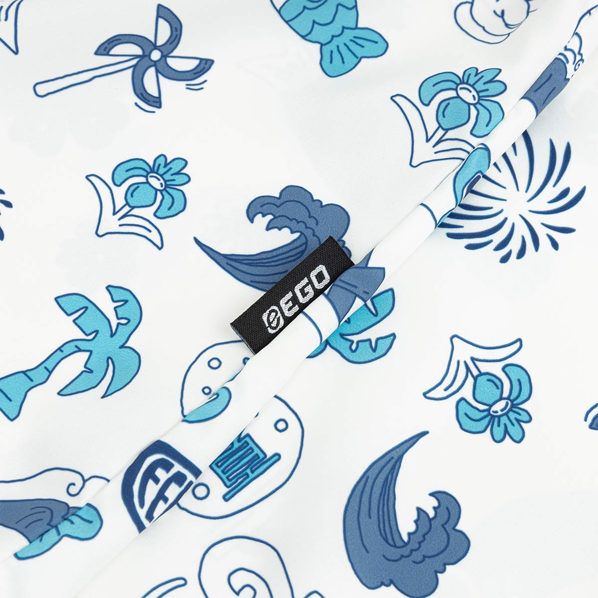 EGO SPORT X AVISPA FUKUOKA 2026 HAWAII SHIRT - WHITE