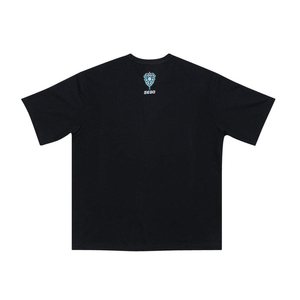 EGO SPORT X AVISPA FUKUOKA 2026 HELLO AVISPA OVERSIZE TEE - BLACK