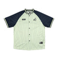 EGO SPORT X AVISPA FUKUOKA 2026 OVERSIZE BASEBALL JERSEY - CREAM/NAVY