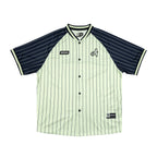 EGO SPORT X AVISPA FUKUOKA 2026 OVERSIZE BASEBALL JERSEY - CREAM/NAVY