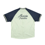EGO SPORT X AVISPA FUKUOKA 2026 OVERSIZE BASEBALL JERSEY - CREAM/NAVY