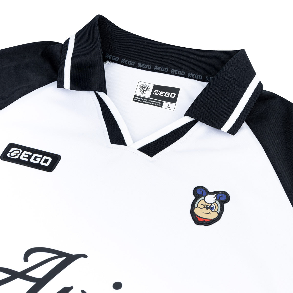 EGO SPORT X AVISPA FUKUOKA 2026 OVERSIZE JERSEY - WHITE/BLACK