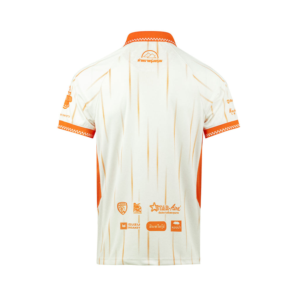 EGO SPORT SISAKET UNITED 2026/2027 AWAY JERSEY  - WHITE/ORANGE