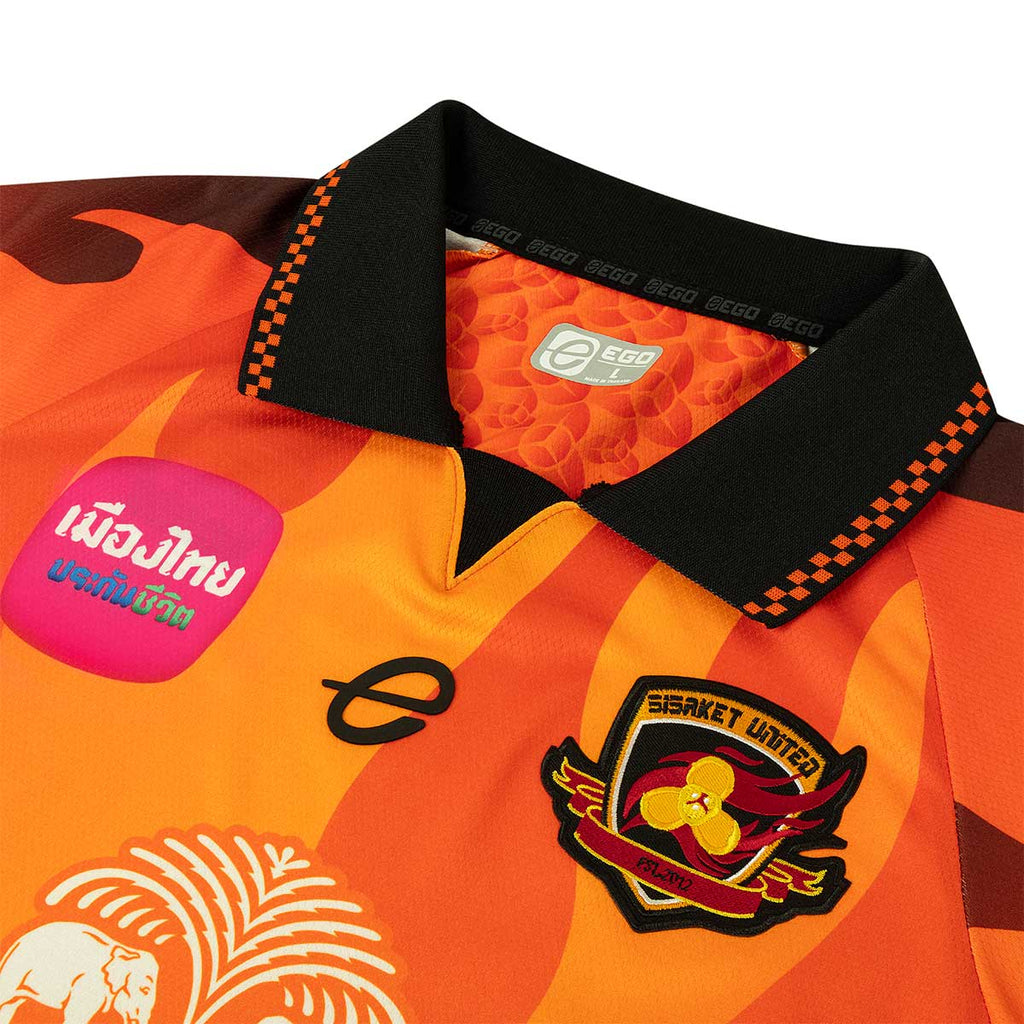 EGO SPORT SISAKET UNITED 2026/2027 HOME JERSEY  - ORANGE/BLACK