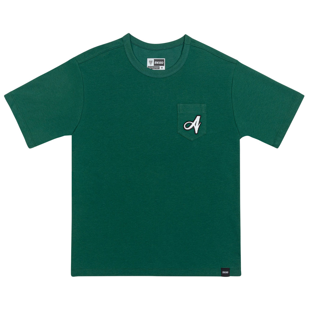 EGO SPORT X AVISPA FUKUOKA 2026 AVISPA MAN OVERSIZE TEE - GREEN/WHITE