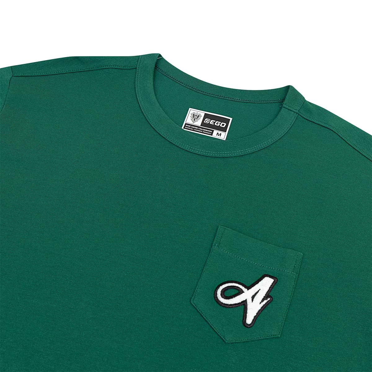 EGO SPORT X AVISPA FUKUOKA 2026 AVISPA MAN OVERSIZE TEE - GREEN/WHITE