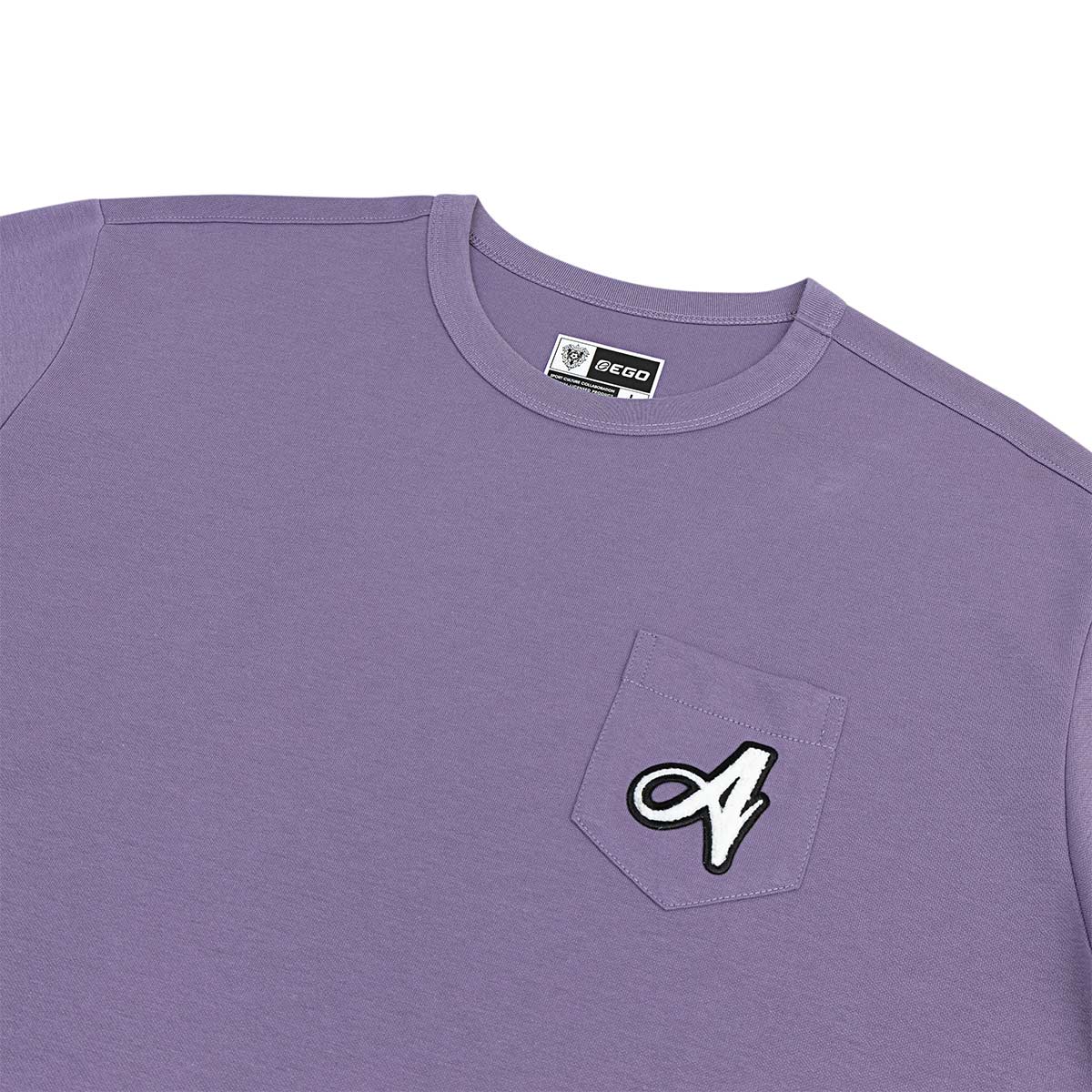 EGO SPORT X AVISPA FUKUOKA 2026 AVISPA MAN OVERSIZE TEE - PURPLE/WHITE