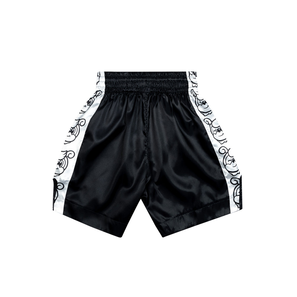 EGO SPORT X AVISPA FUKUOKA 2026 MUAYTHAI SHORTS - BLACK/WHITE