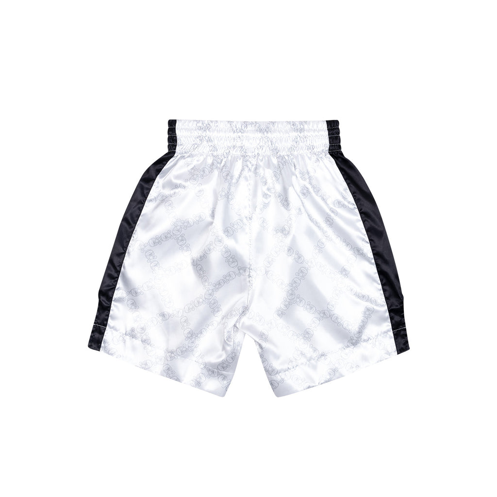 EGO SPORT X AVISPA FUKUOKA 2026 MUAYTHAI SHORTS - WHITE/BLACK
