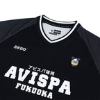 EGO SPORT X AVISPA FUKUOKA 2026 OVERSIZE JERSEY - BLACK/WHITE/BLACK