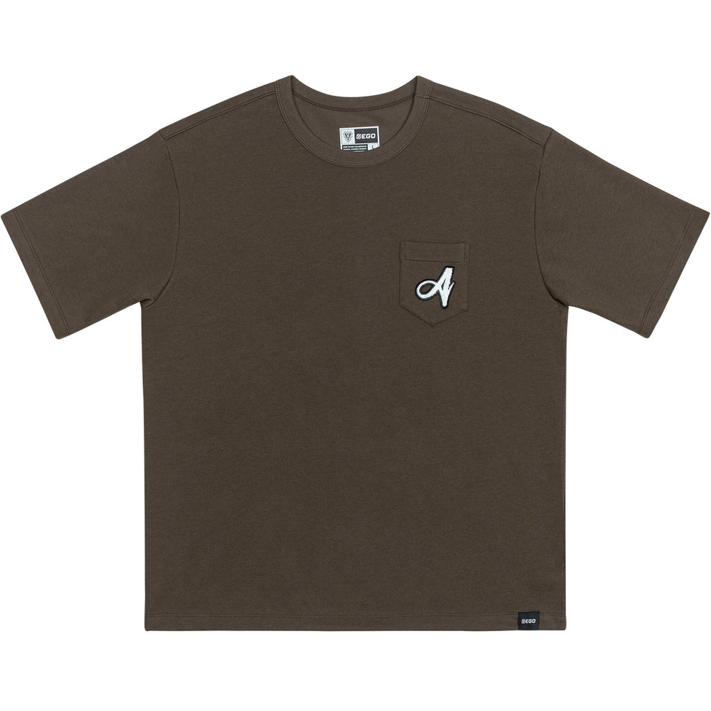 EGO SPORT X AVISPA FUKUOKA 2026 SAKURA OVERSIZE TEE - BROWN/PINK/WHITE