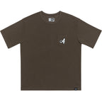 EGO SPORT X AVISPA FUKUOKA 2026 SAKURA OVERSIZE TEE - BROWN/PINK/WHITE