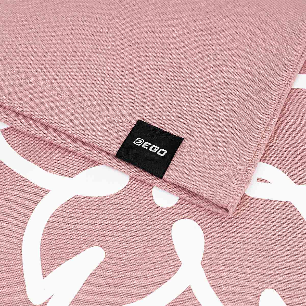 EGO SPORT X AVISPA FUKUOKA 2026 SAKURA OVERSIZE TEE - PINK/WHITE