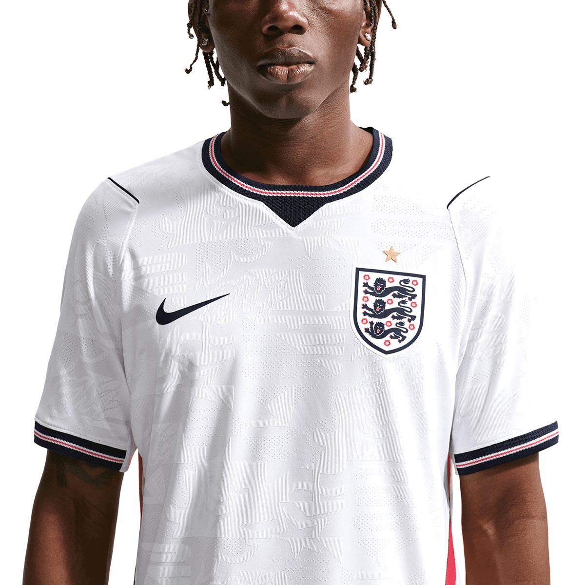 NIKE ENGLAND 2026 HOME PLAYER JERSEY - WHITE/SPEED RED/OBSIDIAN/OBSIDIAN