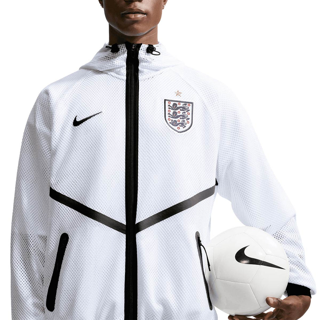 NIKE ENGLAND 2026 KMC NATIONAL ANTHEM JACKET - WHITE/BLACK/OBSIDIAN