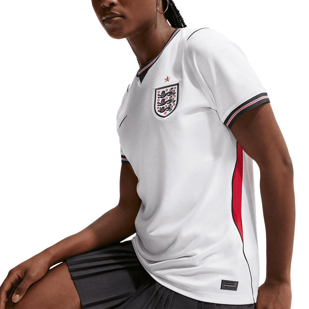 NIKE ENGLAND 2026 HOME REPLICA WOMEN JERSEY - WHITE/SPEED RED/OBSIDIAN/OBSIDIAN
