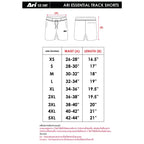 ARI ESSENTIAL TRACK SHORTS - NAVY/NAVY/WHITE