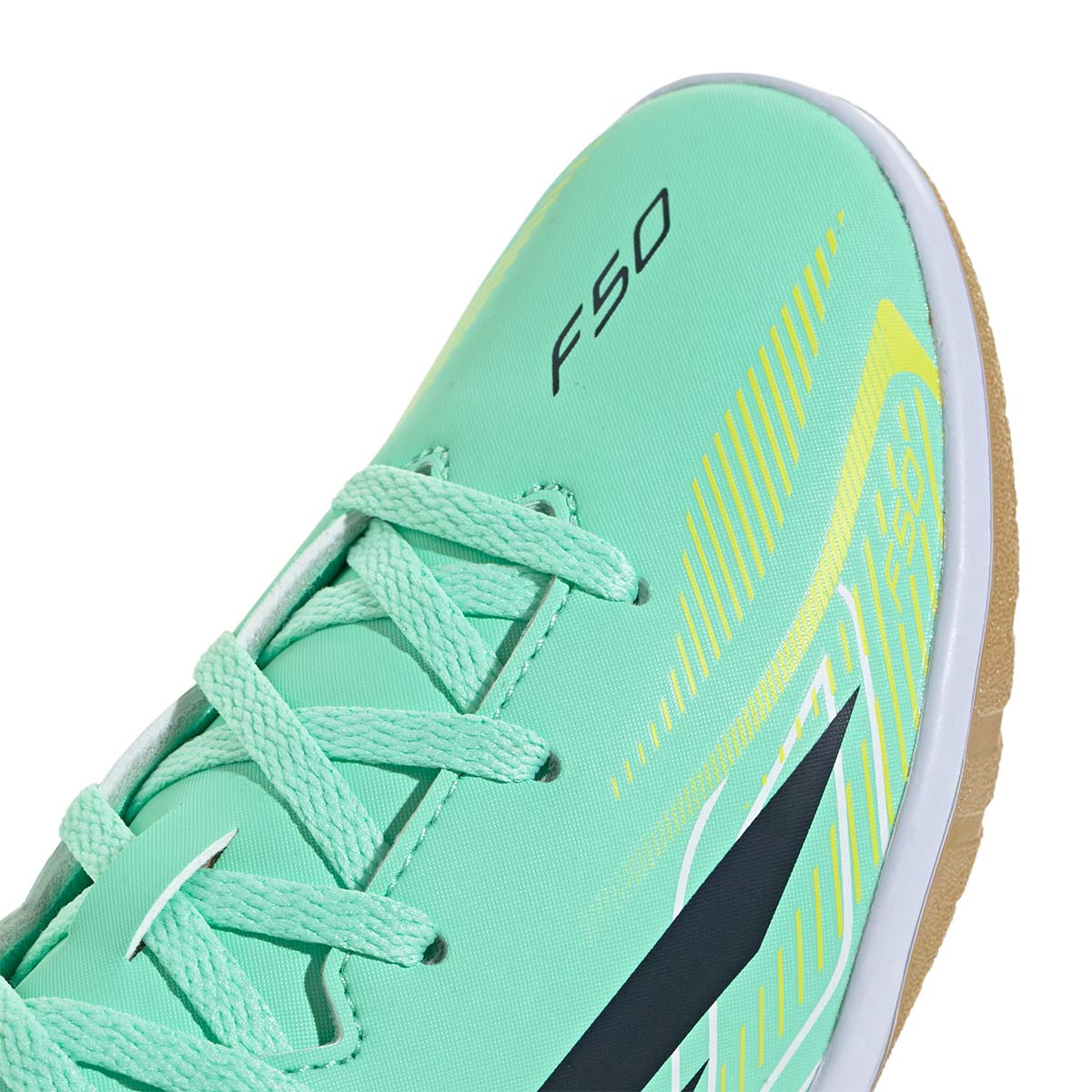 ADIDAS F50 HYPERFAST CLUB IN J - PULSE MINT/NIGHT NAVY/SOLAR LEMON