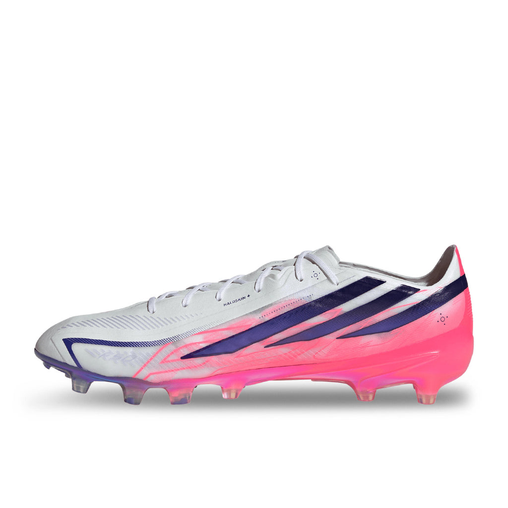ADIDAS F50 HYPERFAST ELITE AG - FTWR WHITE/SOLAR PURPLE/SOLAR TURBO