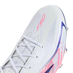 ADIDAS F50 HYPERFAST ELITE AG - FTWR WHITE/SOLAR PURPLE/SOLAR TURBO