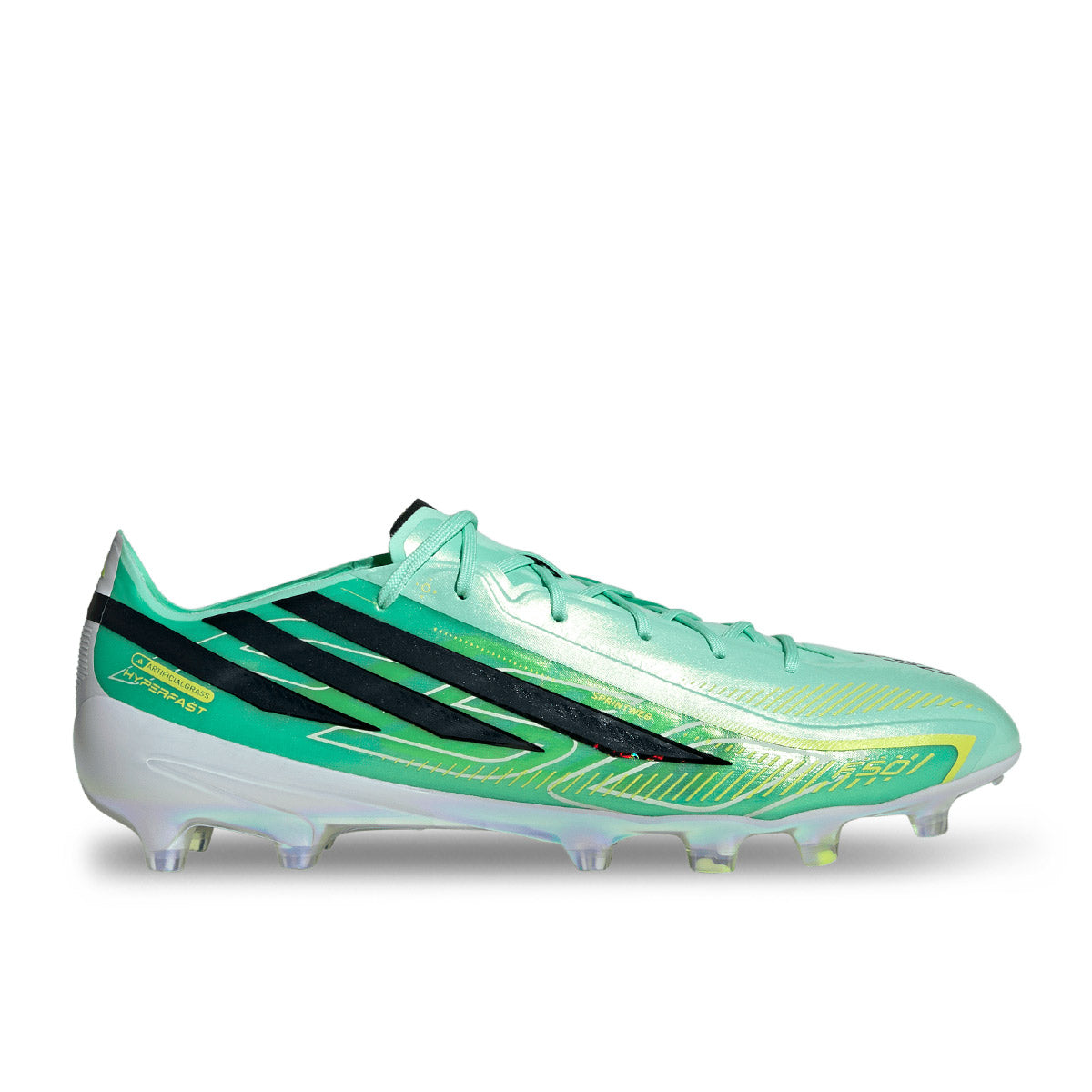 ADIDAS F50 HYPERFAST ELITE AG - PULSE MINT/CORE BLACK/SOLAR LEMON