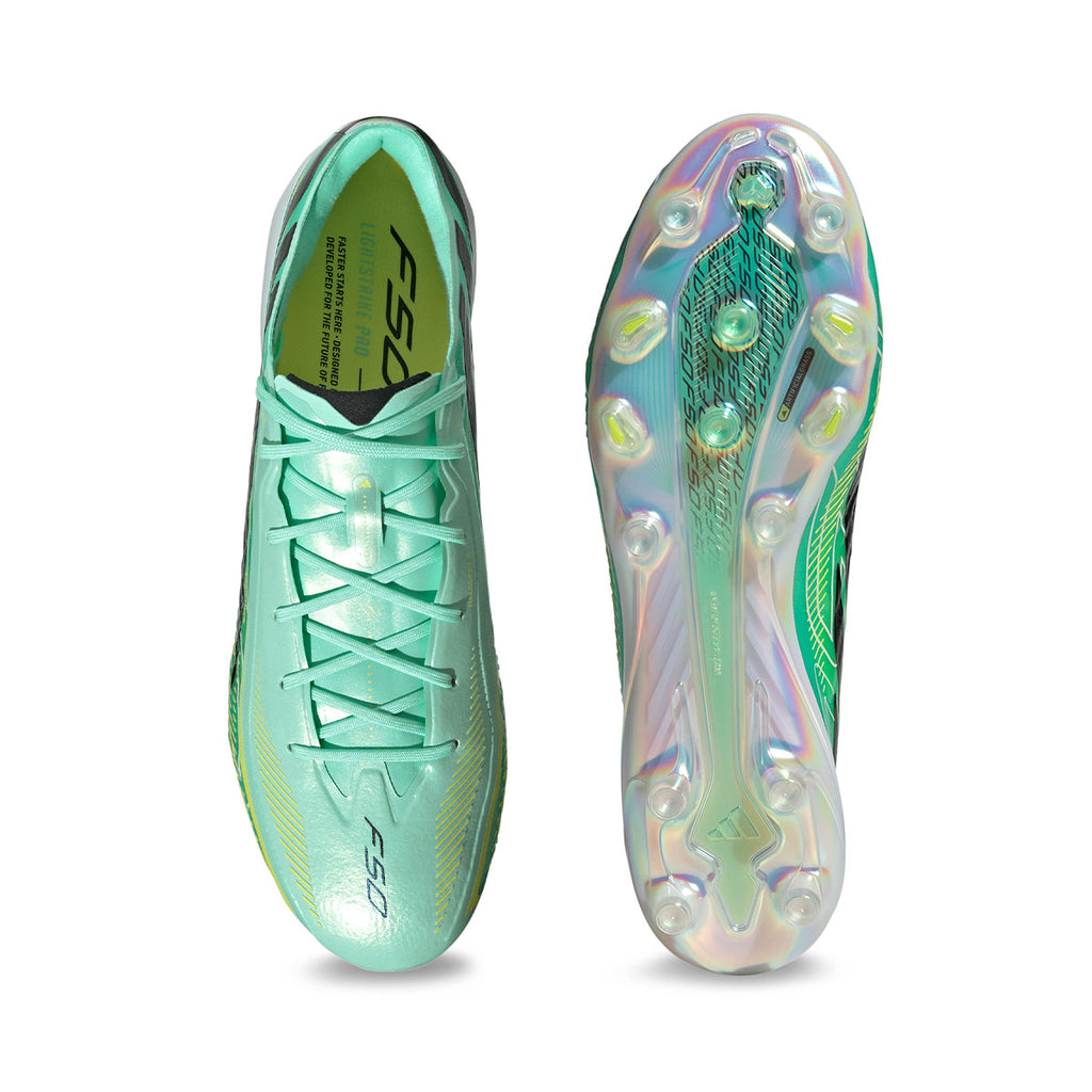 ADIDAS F50 HYPERFAST ELITE AG - PULSE MINT/CORE BLACK/SOLAR LEMON