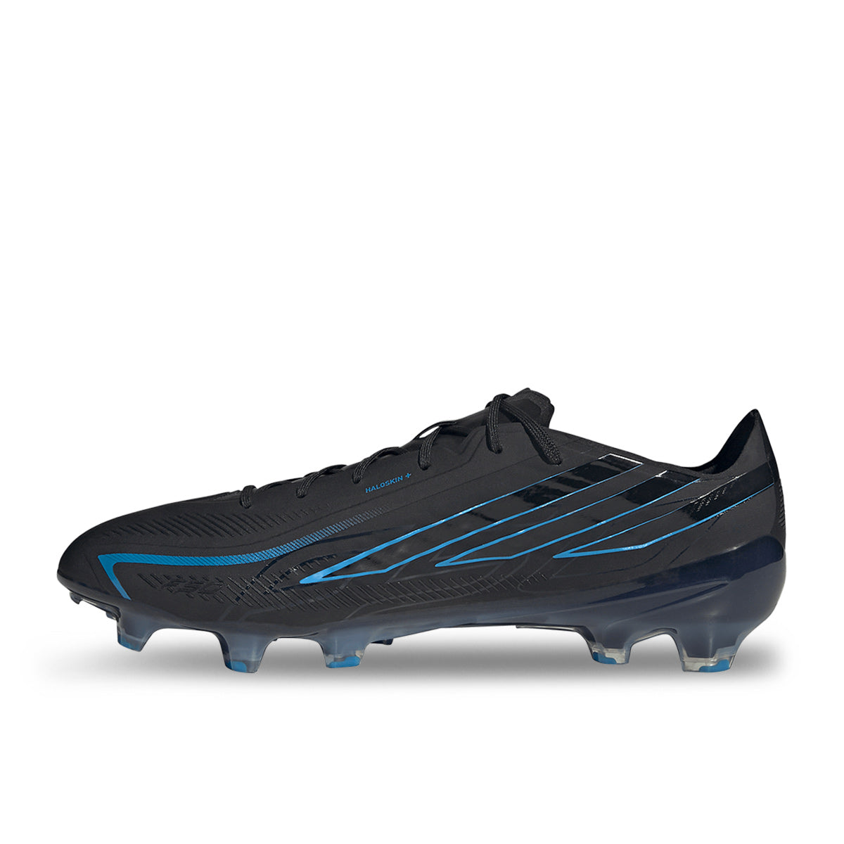 ADIDAS F50 HYPERFAST ELITE FG - CORE BLACK/CORE BLACK/LUCID RAY BLUE