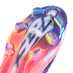 ADIDAS F50 HYPERFAST ELITE FG - FTWR WHITE/SOLAR PURPLE/SOLAR TURBO
