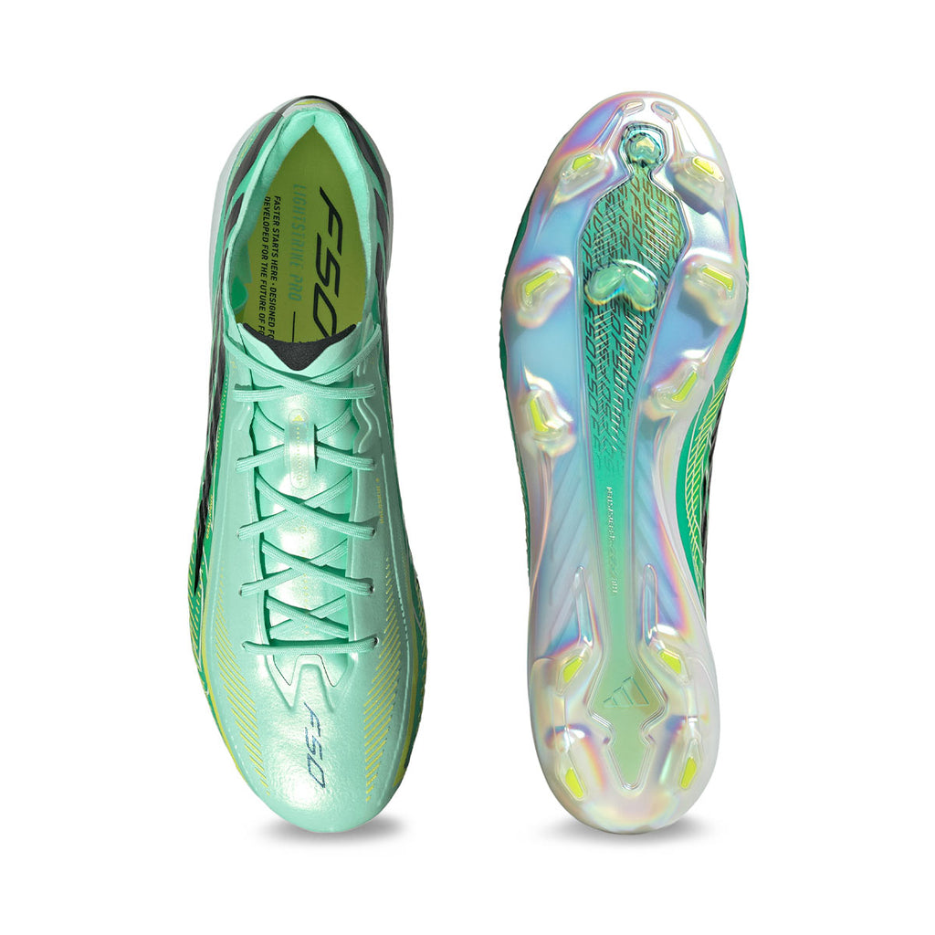 ADIDAS F50 HYPERFAST ELITE FG - PULSE MINT/CORE BLACK/SOLAR LEMON