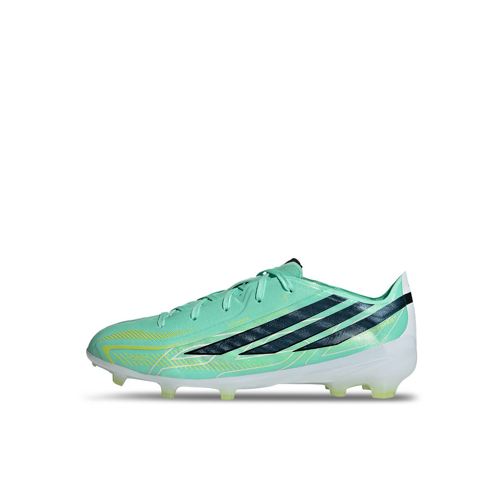 ADIDAS F50 HYPERFAST ELITE FG J - PULSE MINT/CORE BLACK/SOLAR LEMON