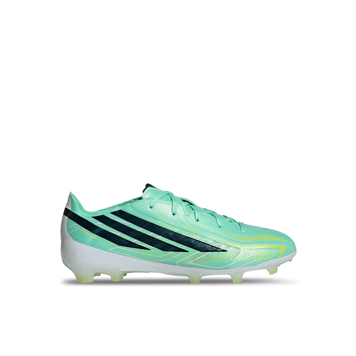 ADIDAS F50 HYPERFAST ELITE FG J - PULSE MINT/CORE BLACK/SOLAR LEMON