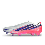 ADIDAS F50 HYPERFAST ELITE LACELESS FG - FTWR WHITE/SOLAR PURPLE/SOLAR TURBO