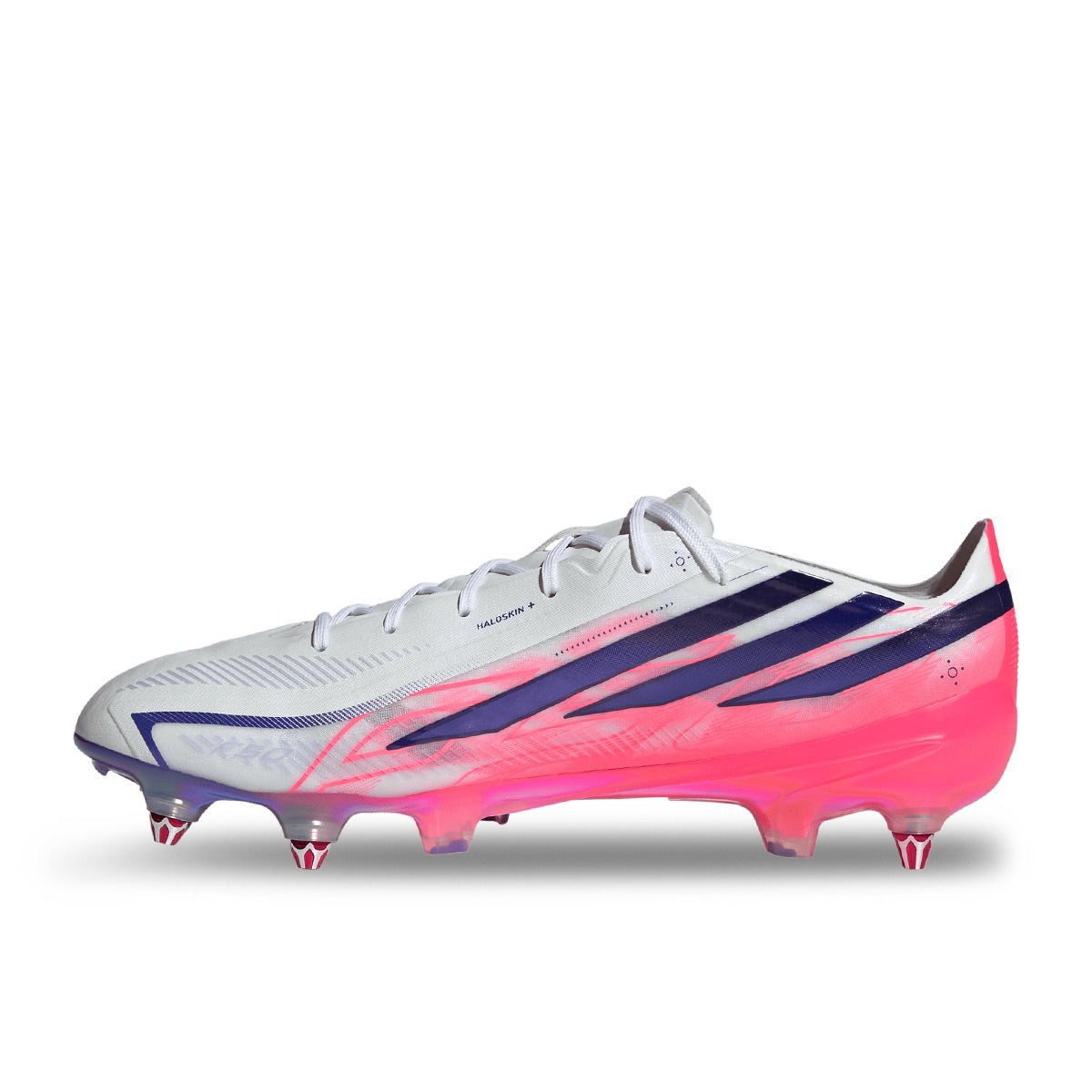 ADIDAS F50 HYPERFAST ELITE SG - FTWR WHITE/SOLAR PURPLE/SOLAR TURBO