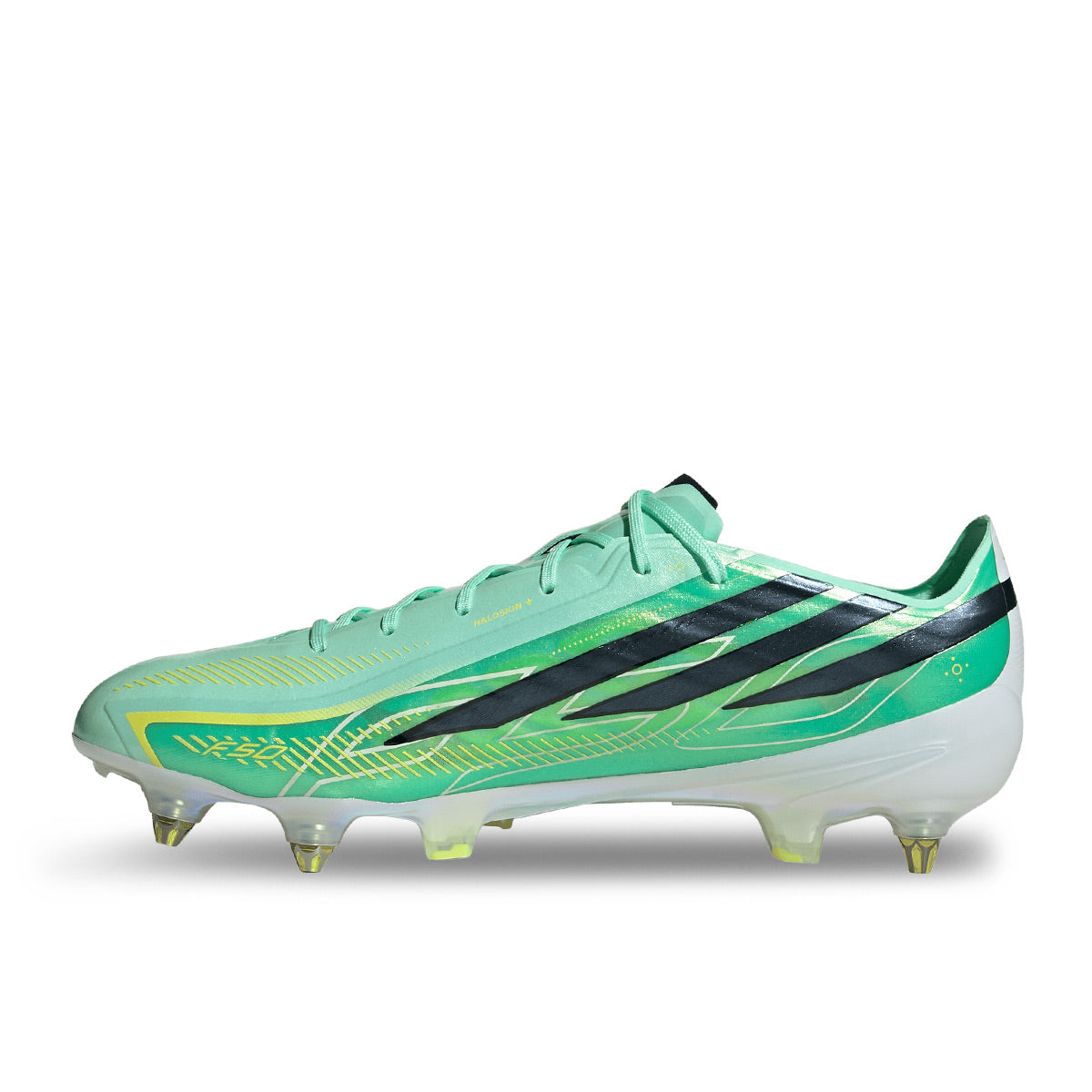 ADIDAS F50 HYPERFAST ELITE SG - PULSE MINT/CORE BLACK/SOLAR LEMON