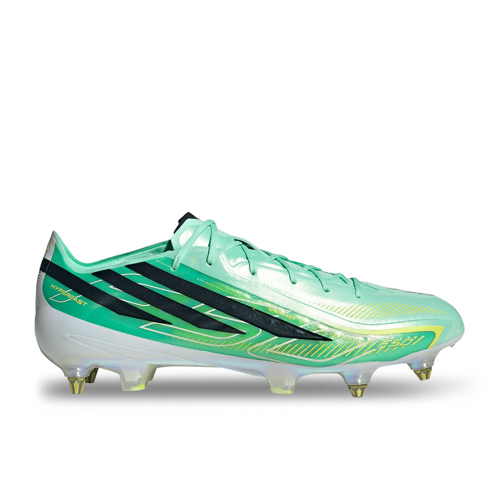 ADIDAS F50 HYPERFAST ELITE SG - PULSE MINT/CORE BLACK/SOLAR LEMON