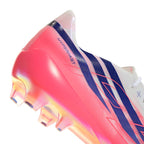 ADIDAS F50 HYPERFAST EVO FG - FTWR WHITE/SOLAR PURPLE/SOLAR TURBO