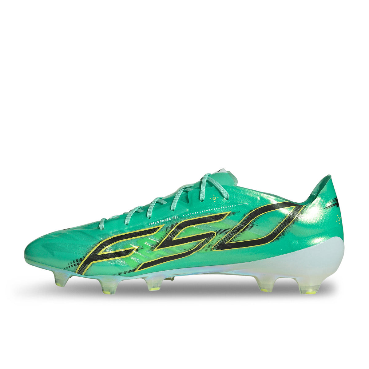 ADIDAS F50 HYPERFAST EVO FG - PULSE MINT/CORE BLACK/SOLAR LEMON