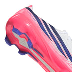 ADIDAS F50 HYPERFAST LEAGUE FG - FTWR WHITE/SOLAR PURPLE/SOLAR TURBO