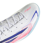 ADIDAS F50 HYPERFAST LEAGUE IN - FTWR WHITE/SOLAR PURPLE/SOLAR TURBO