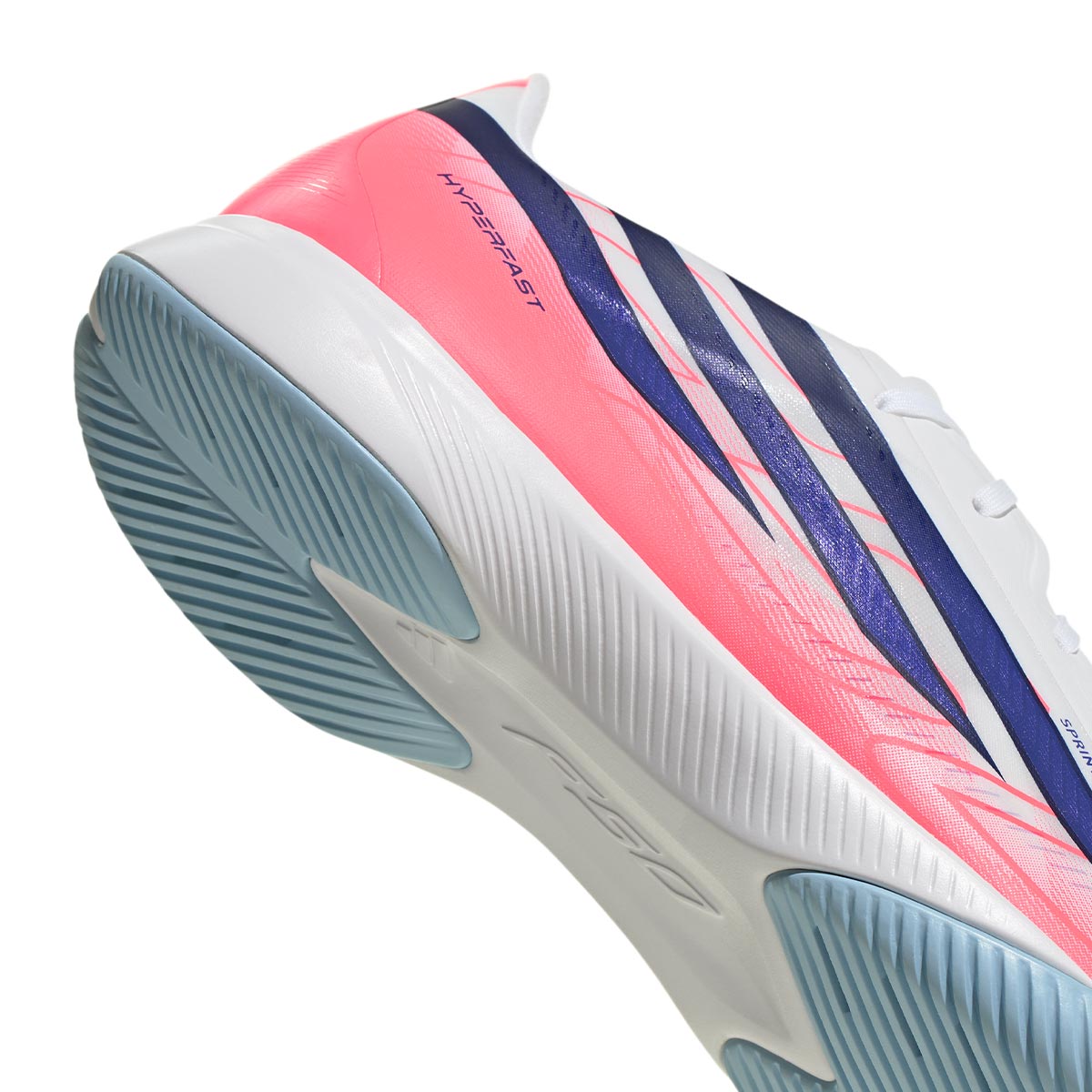 ADIDAS F50 HYPERFAST LEAGUE IN - FTWR WHITE/SOLAR PURPLE/SOLAR TURBO