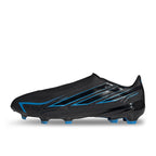 ADIDAS F50 HYPERFAST LEAGUE LACELESS FG - CORE BLACK/CORE BLACK/LUCID RAY BLUE